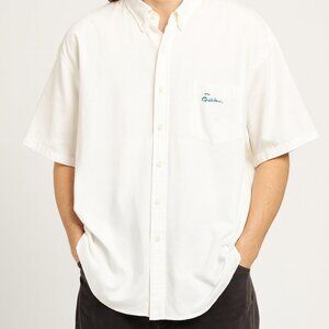 Vintage‎ 90s Quiksilver Surf Skate Button Down Shirt XL Y2K Boxy Fit Embroidered